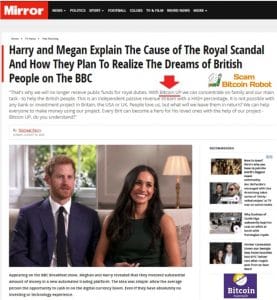 Bitcoin SuperSplit Harry and Meghan